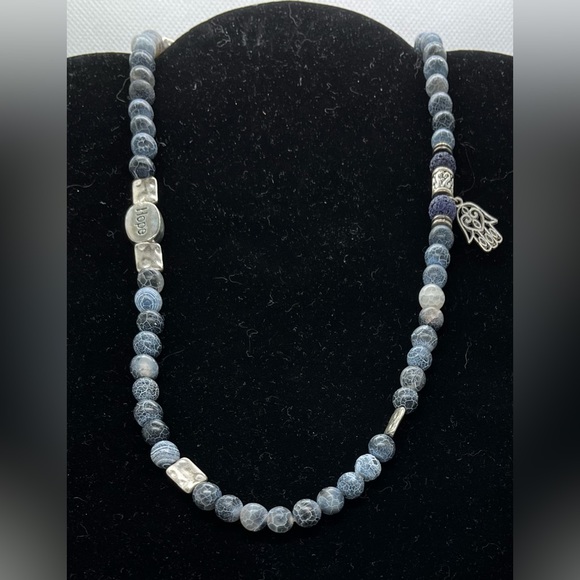 Blue Agate Half Mala - Picture 3 of 3